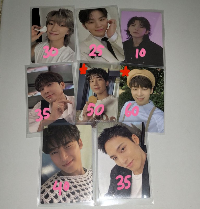 wts photocard kpop