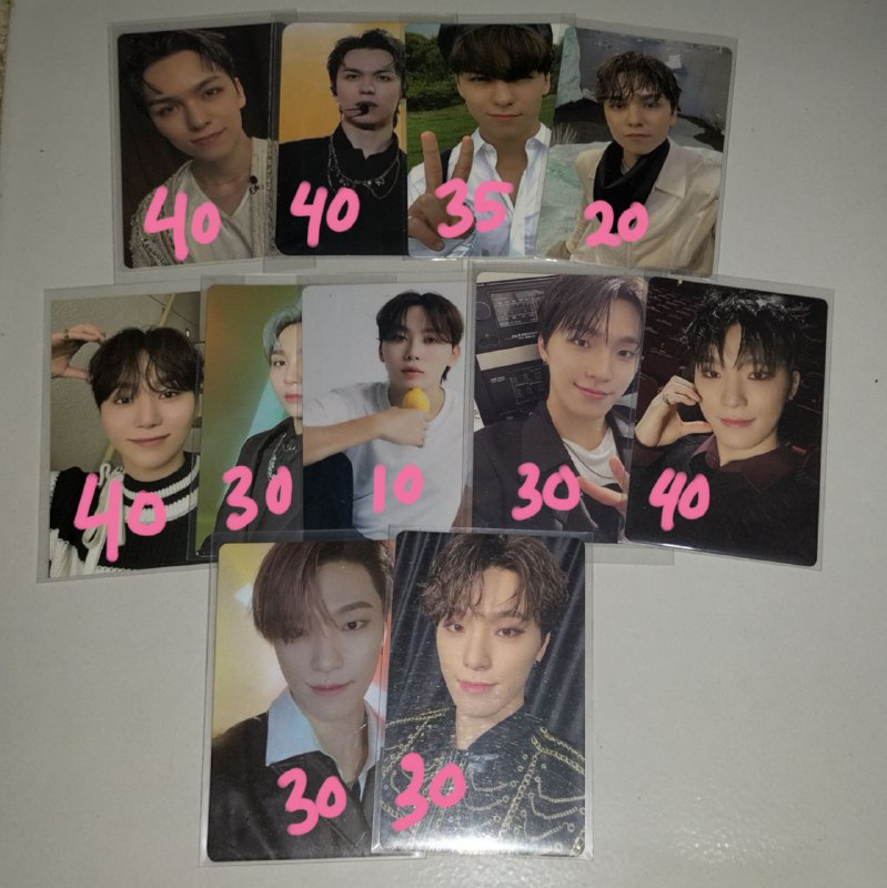 wts photocard kpop