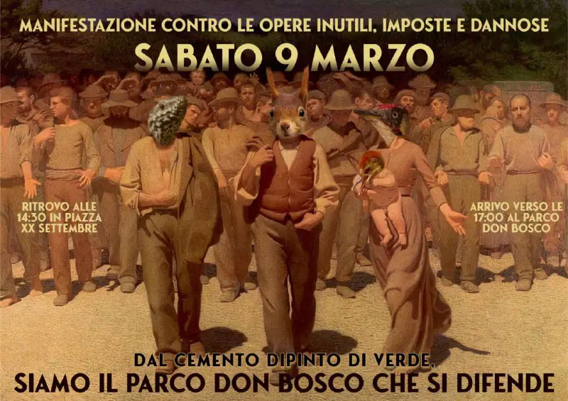 [**Il parco don Bosco che si difende, la Bologna soffocante che non vogliamo. Sabato 9 marzo, la manifestazione**](https://www.wumingfoundation.com/giap/2024/03/parco-don-bosco-che-si-difende/)
