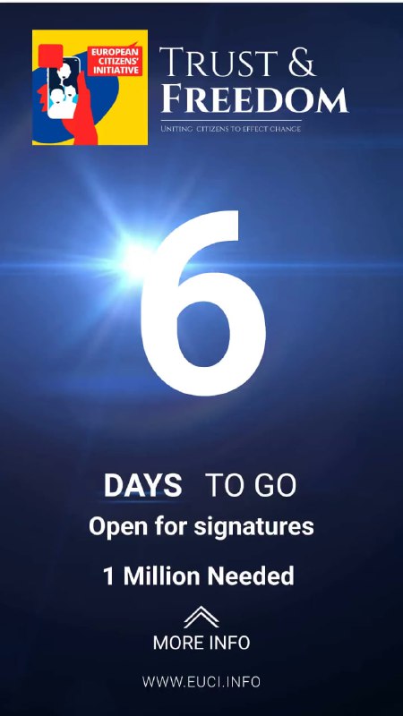 OUR INITIATIVE IS OPENING FOR SIGNATURES …
