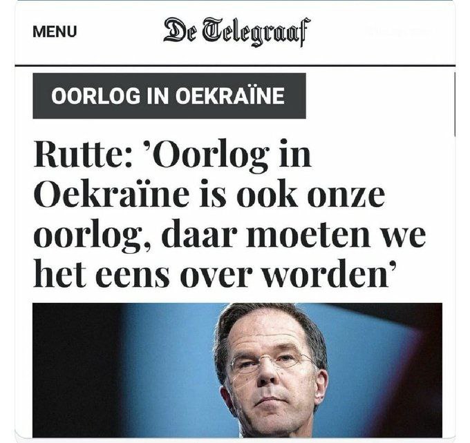 Eerst stond premier Rutte voor een …