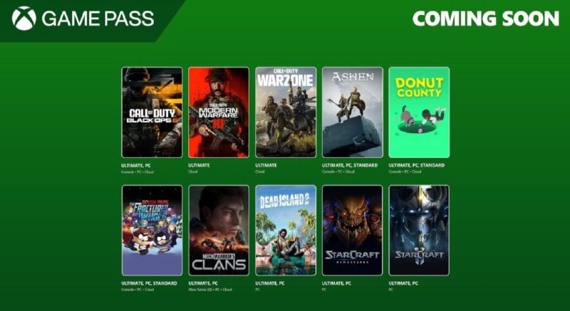 ***🔥*****Незабаром в Xbox Game Pass:**