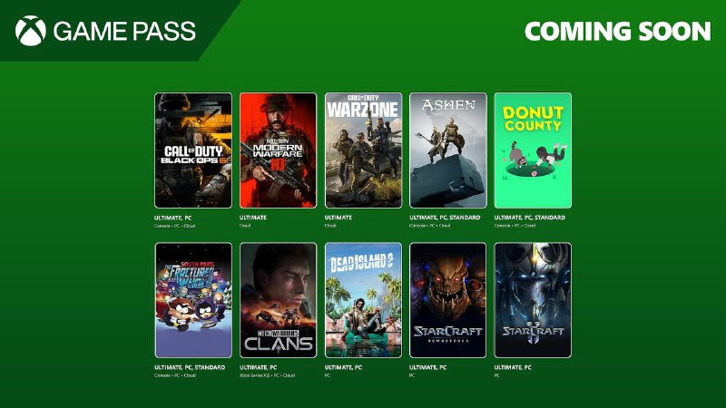 ***💢***بازی های جدید سرویس Xbox GamePass‌ …