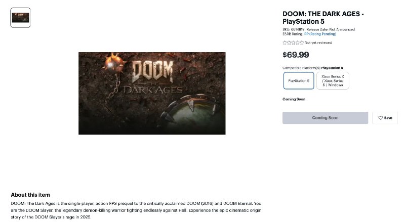 ***♨*** پیش‌فروش بازی Doom: The Dark …