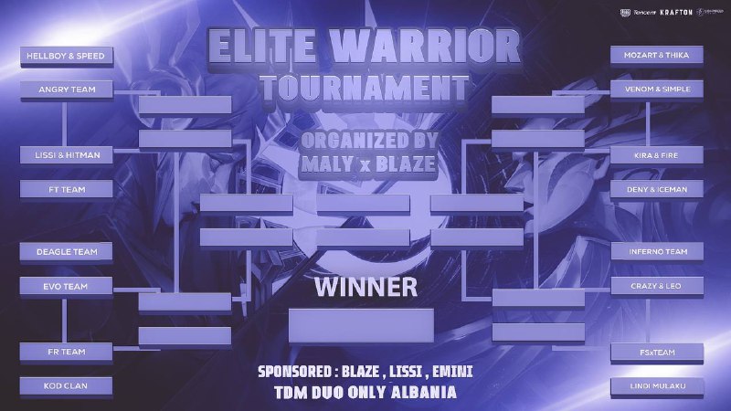 ******🏆*** ELITE WARRIORS TOURNAMENT ***🏆***