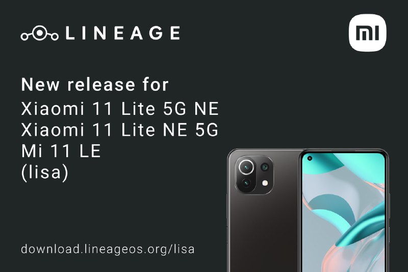 [#LineageOS](?q=%23LineageOS) [#Official](?q=%23Official) [#ROM](?q=%23ROM) [#OSS](?q=%23OSS) [#V](?q=%23V) [#Lisa](?q=%23Lisa)