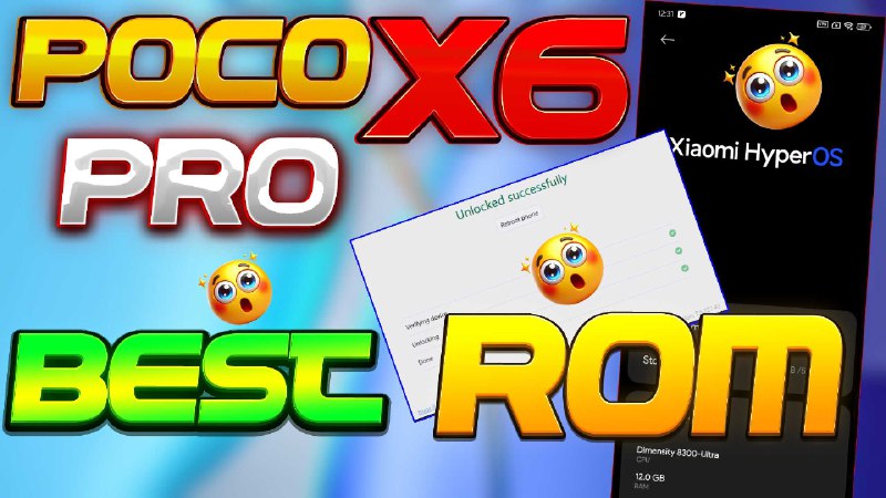 بهترین رام پیشنهادی برایPOCO X6 PRO