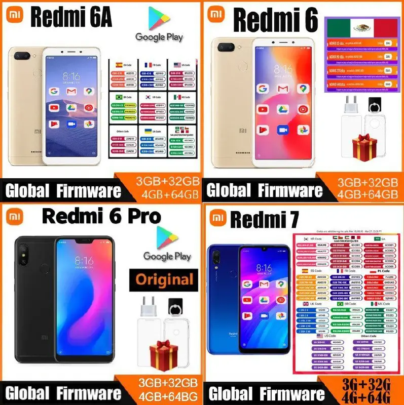 *****⚡******⚡******⚡***Xiaomi Redmi 6A Smartphone(AliExpress)**