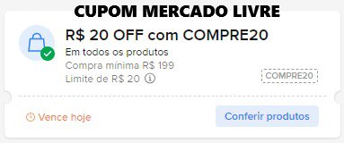 **CUPOM MERCADO LIVRE