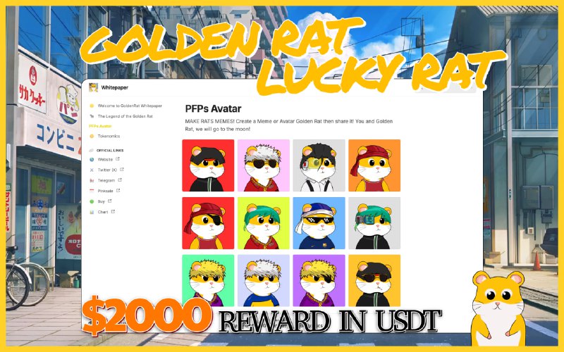 [**#GOLDENRAT**](?q=%23GOLDENRAT) **- LUCKY RAT CAMPAIGN!