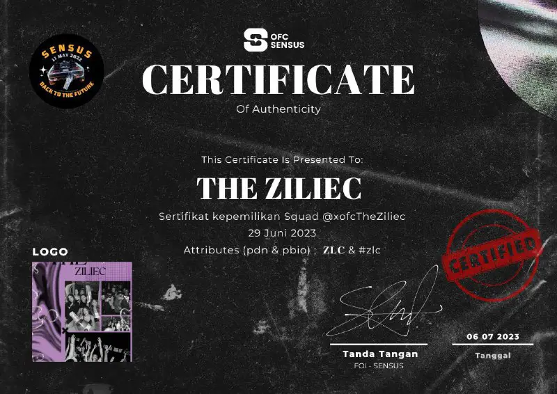 OFC THE ZILIEC