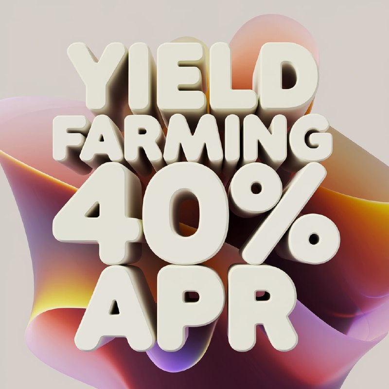 ***⬆️***Today's Farming APR is 40%.