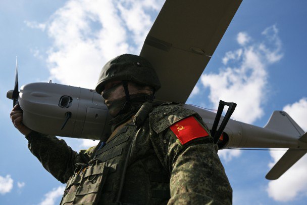 Man with UAV