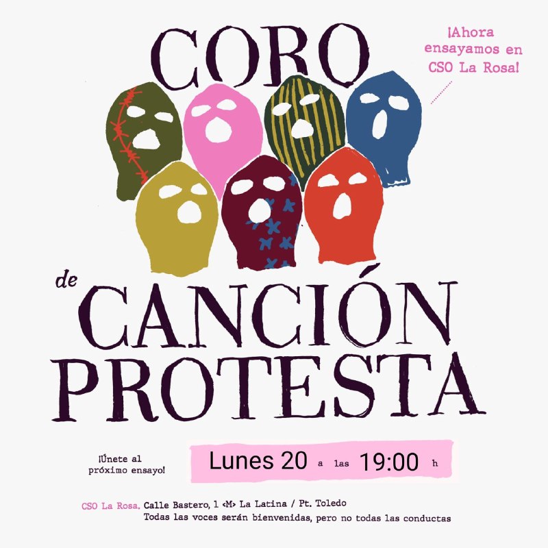 ***🗣️***Nuevo ensayo del Coro Protesta!***🗣️***