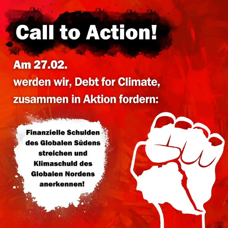 ***🔥*** **DEBT FOR CLIMATE AKTION** ***🔥***