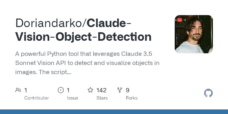 **Doriandarko/Claude-Vision-Object-Detection**