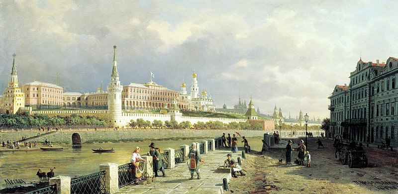 Пётр Верещагин. «Вид Московского кремля». 1879 …