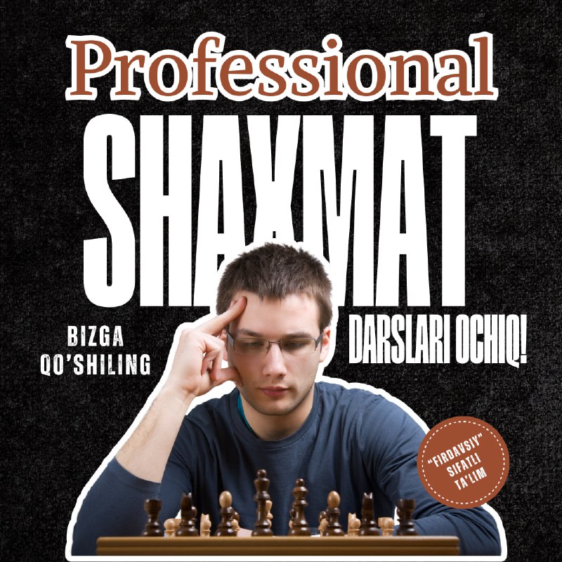 ***♟*** **Shaxmatda Pro bo'ling** ***🧠***