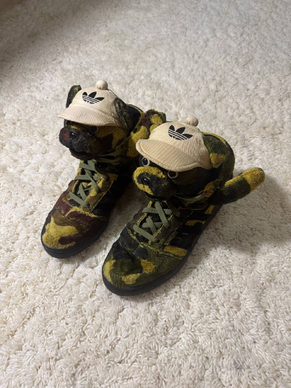 `Jeremy Scott Camo Bear`