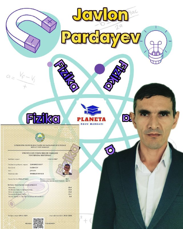 ***🎓***PLANETA***🎓*** o'quv markazida