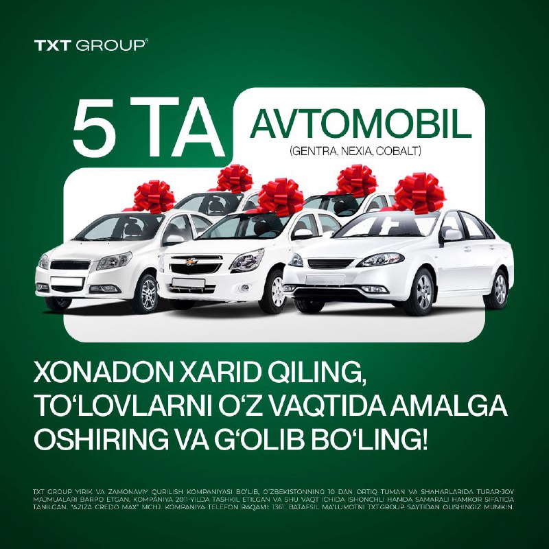 **TXT Group kompaniyasidan Yangi yil oldidan …