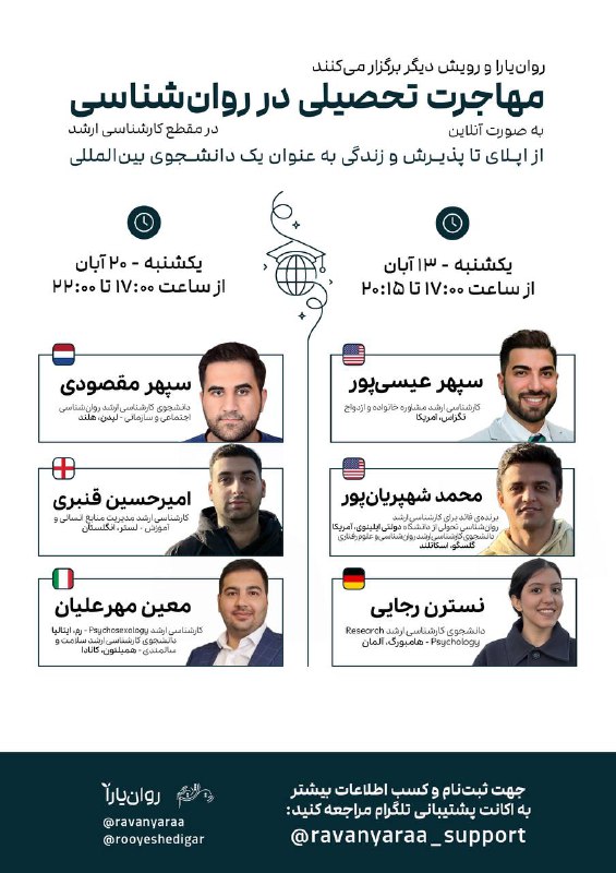 «مهاجرت تحصیلی در روان‌شناسی»