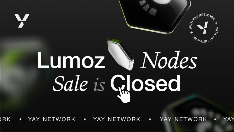 **Lumoz Nodes Deal is Closed ***🔒*****Thank …