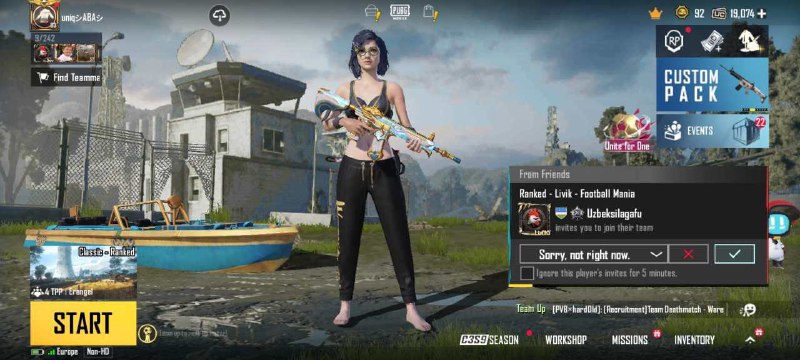 Koreyski Pubg Mobile uchun ham UC …