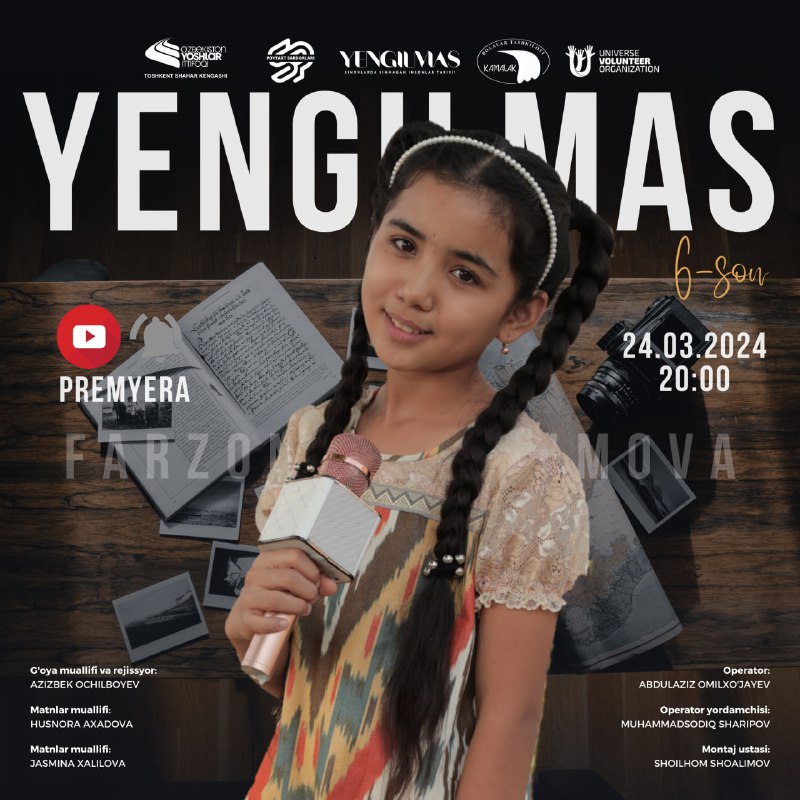 *****⏺**********🟦**********🟦**********🟦**********🟦*****[**#yengilmas**](?q=%23yengilmas)[**#premyera**](?q=%23premyera) **Assalomu alaykum, aziz yurtdoshlar!*****✅*** Sizni …