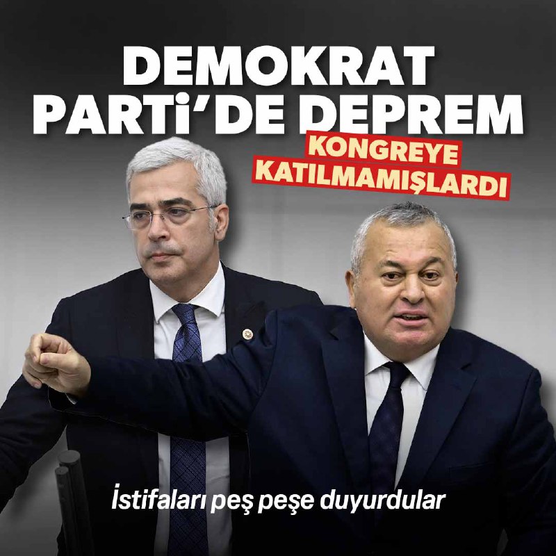 Demokrat Parti’de deprem: Ortak açıklama yapmışlardı …