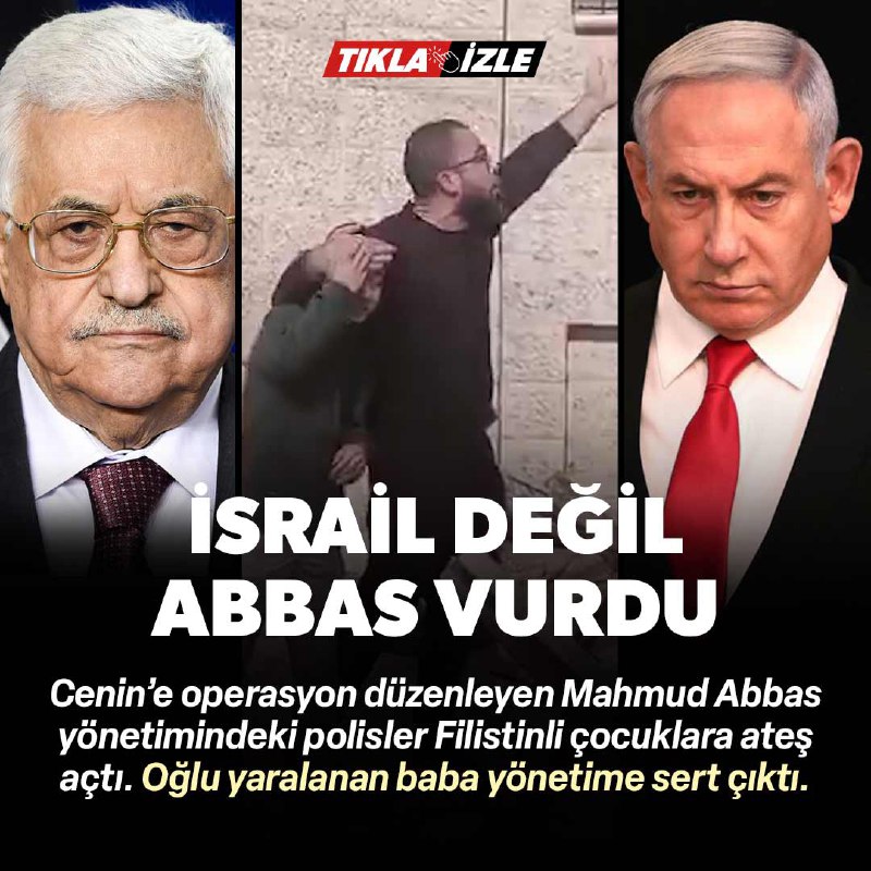 Mahmud Abbas'ın polisleri Filistinli çocuklara ateş …