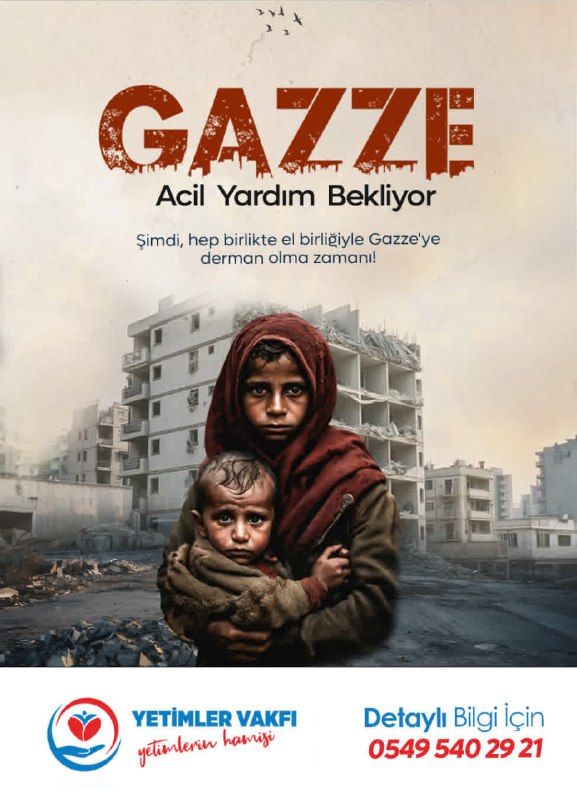 Gazze Acil Yardım Bekliyor!