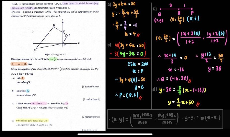 Addmath F4C7 : Coordinate Geometry