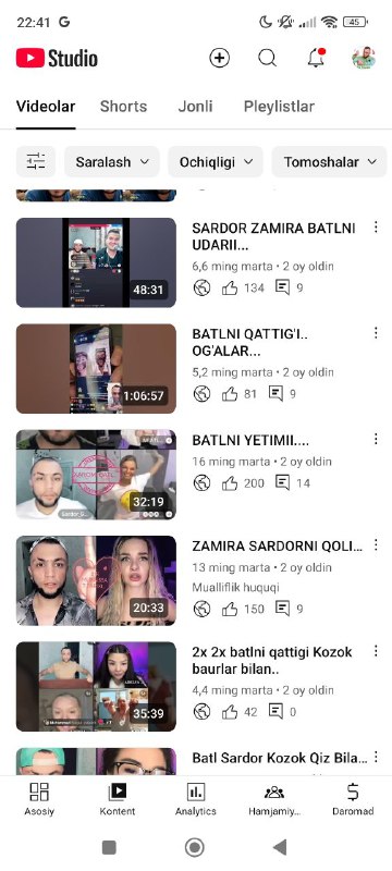 YOUTUBE SAVDO 11K