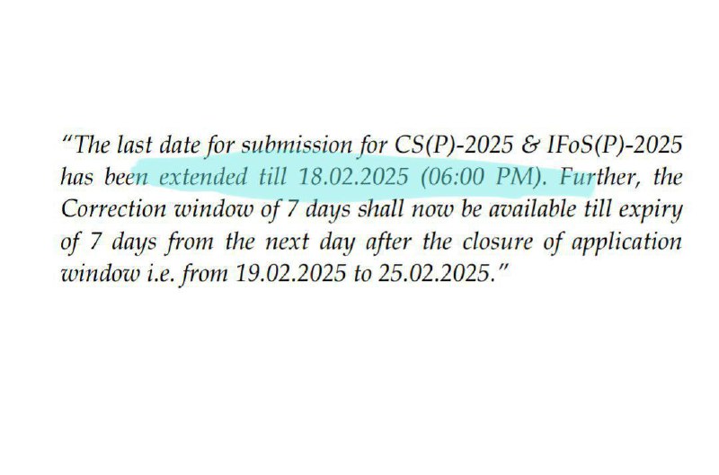 ***♦️***[**#UPSC**](?q=%23UPSC) **CSE अर्ज करण्यास 18 फेब्रुवारी …