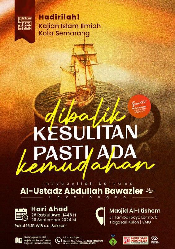 **Hadirilah Kajian Ahlussunah wal Jama'ah Semarang**