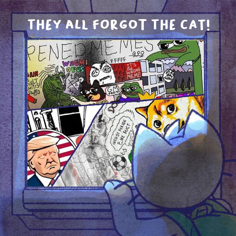**Cat in a memes world Buy!**