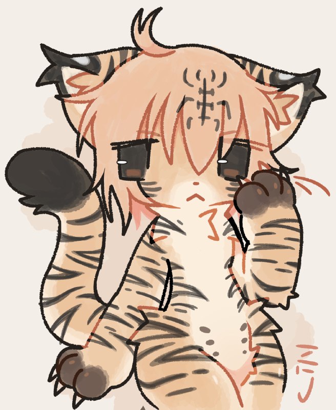 Floofy striped catto in your area …