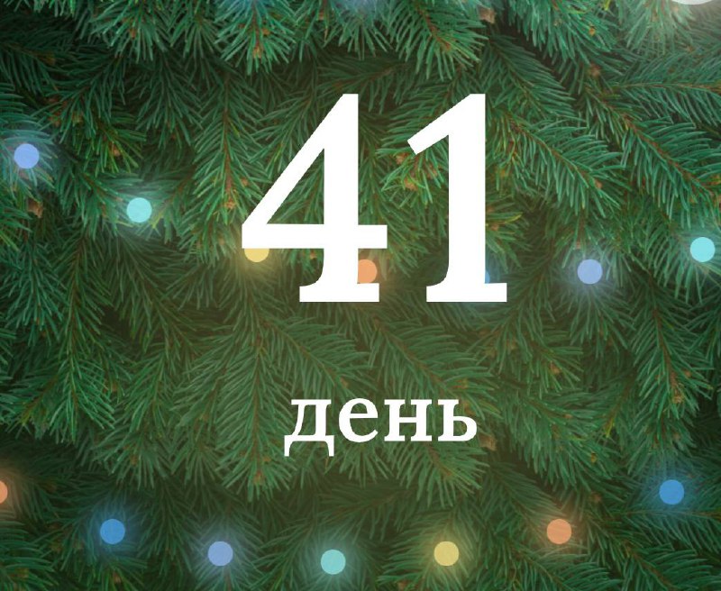 До Нового года 41 день***🎄***