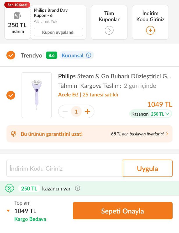 ***🔥*** Philips GC360/30 1200 W Buharlı …