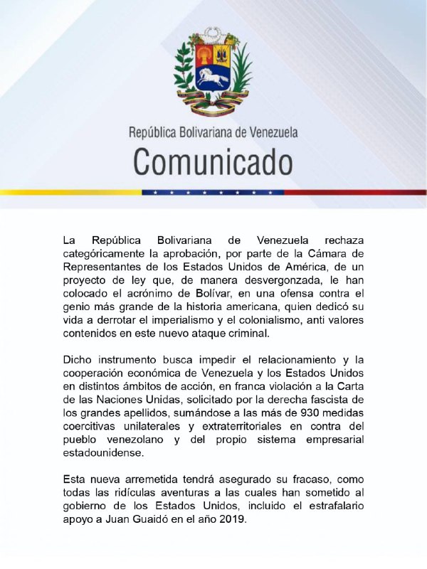 [#Comunicado](?q=%23Comunicado) ***📢*** La República Bolivariana de …