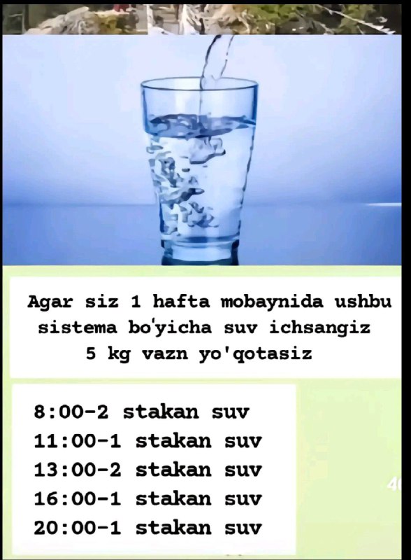 [**#Фойдали**](?q=%23%D0%A4%D0%BE%D0%B9%D0%B4%D0%B0%D0%BB%D0%B8) *****❗️***Агар сиз 1 ҳафта мобайнида …