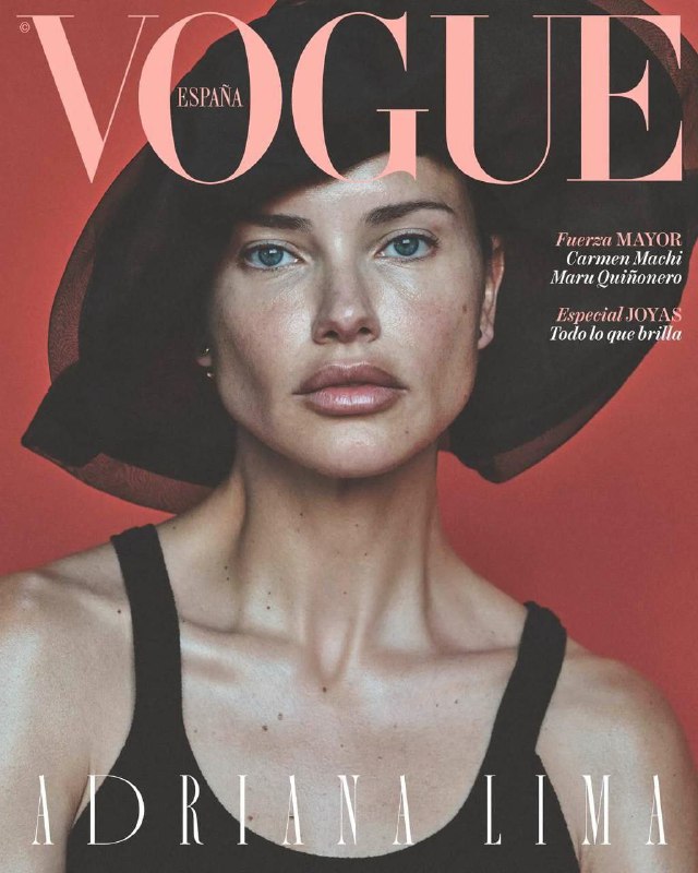 Адриана Лима для испанского Vogue. Стильно!