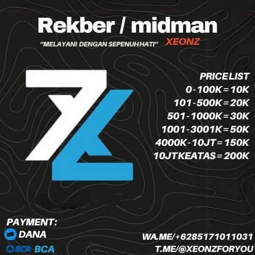 ***OPEN REKBER PRICELIST BISA DI LIHAT …