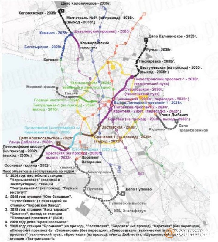 Как-то пролетела незамеченной карта строительства метрополитена …
