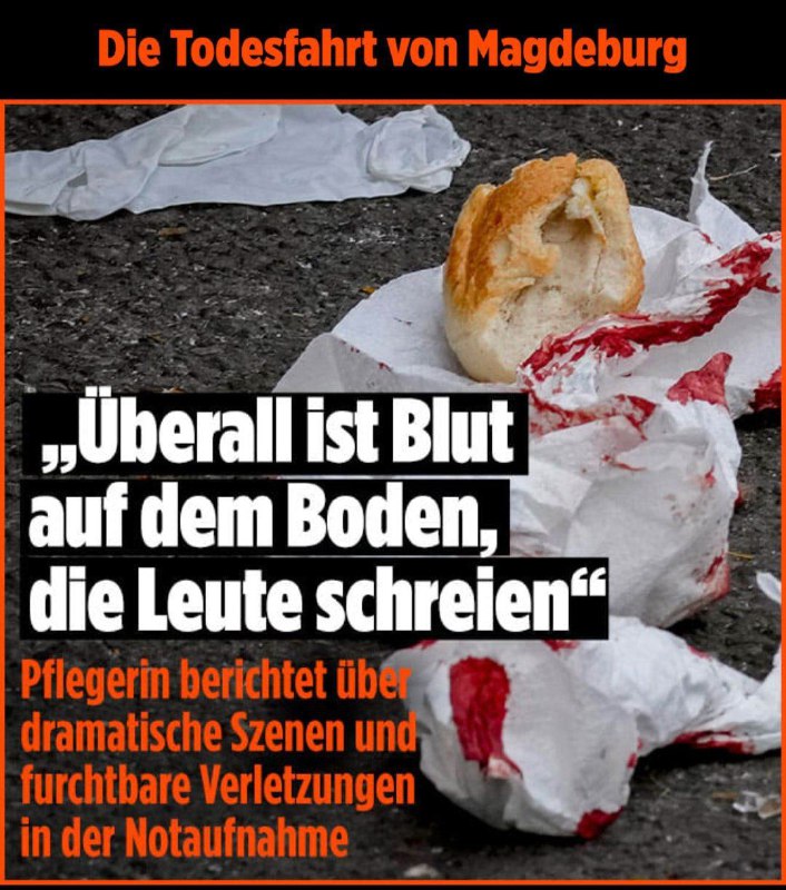 Ja ja überall ist Blut am …