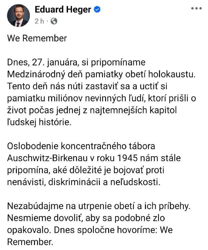 ***💭*** **Heger z princípu radšej ani …