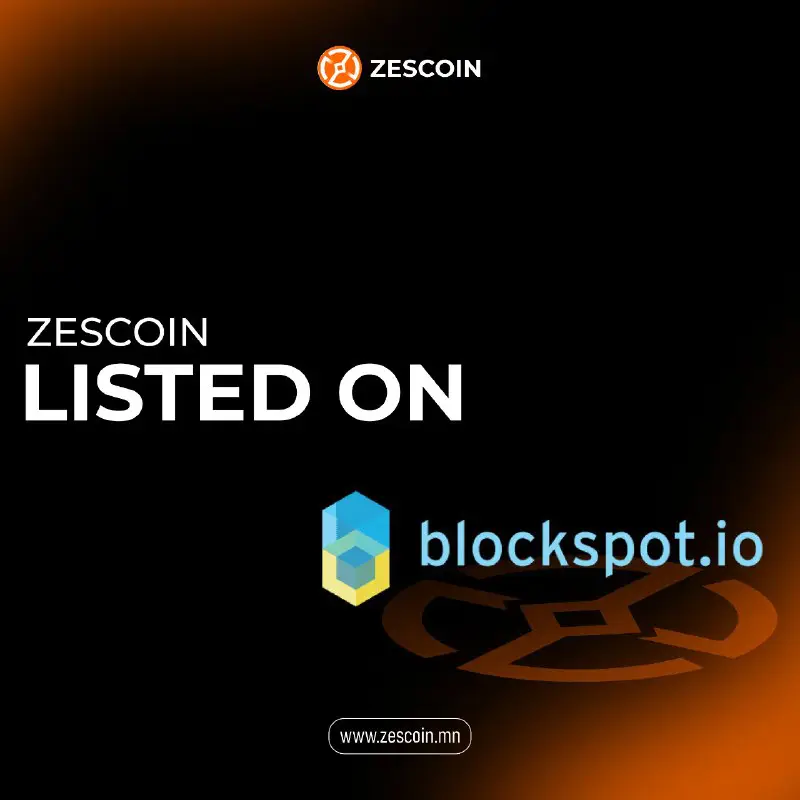 ***💥*** ZESC listed ***🔛*** [Blockspot.io](http://Blockspot.io/) ***⚡️***