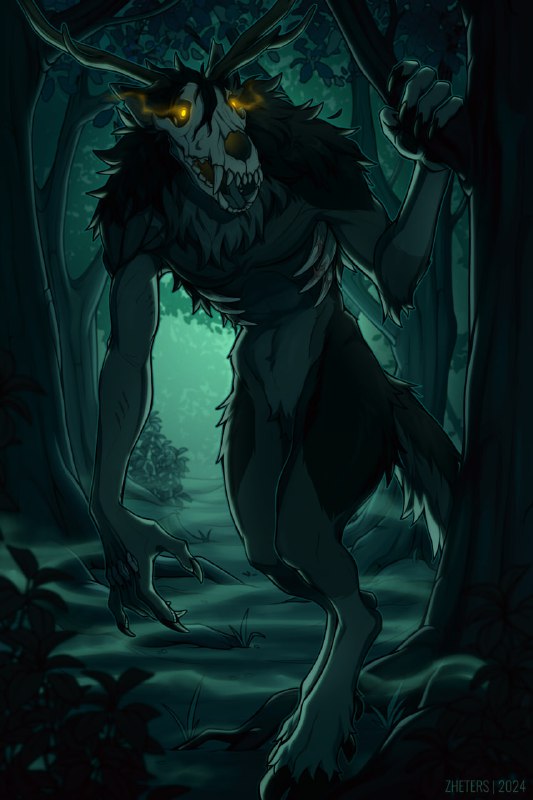 Spooky comm for [@Sylvermor](https://t.me/Sylvermor) ***🦌******💀***