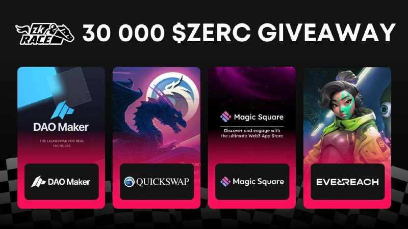 ***💸*** zkRace is giving away 30,000 …